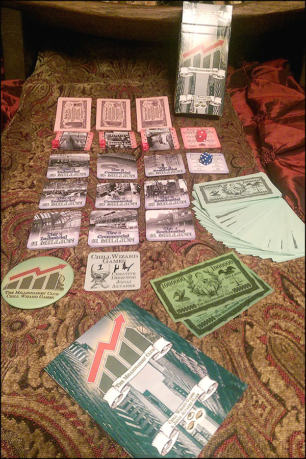 Millionaires' Club Card Game Contents
